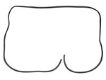 1960-62 Galaxie Trunk Lid Weatherstrip 1960-63 Falcon Comet 17FT New. Fixed Price $49.90.