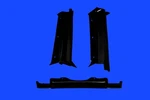 1977 1978 1979 Cadillac Fleetwood Deville Trunk Bumper Fillers Rear. Fixed Price $229.00.