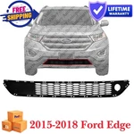 Plastic 2015-2018 Ford Edge Bumper Cover Grille Front Black FO1036166. Fixed Price $117.99.