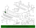 New Oem Genuine 2015-17 Volkswagen Gti Tow Eye Cap 5GM-807-241-A-GRU. Fixed Price $32.95.