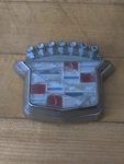 Vintage Cadillac Chrome Trunk Lock Flip Cover Emblem And Base Oem 2017027 202607. Fixed Price $39.09.