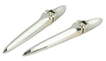 Triumph TR2, TR3 & 3A Chrome Boot Hinges 650023 650024. Fixed Price $53.66.