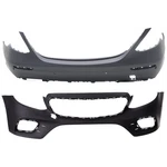 Bumper Covers Facias Set Of 2 Front & Rear For Mb Mercedes Class Sedan Pair. Fixed Price $322.07.