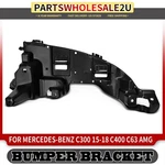 Rear Right Side Plastic Bumper Bracket For Mercedes-benz C300 15-18 C400 C63 Amg. Fixed Price $47.99.