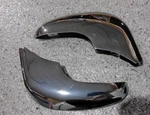 56 57 C1 Corvette Lh/rh Front License Bumperettes--gm #3724970--RECHROMED. Fixed Price $449.95.