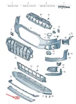 New Audi A4 Avant B9 Front Bumper Lower Underride Guard 8W0807733AIX3. Fixed Price $594.46.