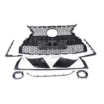 For 2019-2022 Lexus ES350 ES300H F-sport Front Black Grille W/ Fog Lamp Trim. Fixed Price $285.99.
