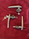 Ford Woody Woodie Tailgate Handles With Locks & Keys 1941-48 Station Wagon. Fixed Price $320.00.