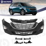 Front Bumper Upper Lower Grille Fog Lights For 2018-2021 Chevrolet Chevy Equinox. Fixed Price $223.95.