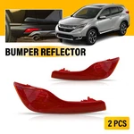 Left Right Rear Bumper Reflector Set Fit Honda Cr-v 2017 2018 2019 Red Lens. Fixed Price $24.69.