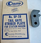 New Champ Items Problem Solver Door Lock Striker Plate No. -28. Fixed Price $7.99.