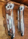 2 Oe 1948-1950 Packard Custom Eight (1 Lh Front & Rear) Bumper Guards. Fixed Price $85.00.
