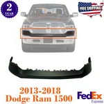 Front Bumper Upper Cover Trim Primed Plastic For 2013- 2018 Dodge Ram 1500. Fixed Price $123.55.