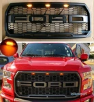 Ford F150 2015 2016 2017 Raptor Style Mesh Grille W/led+letter Black. Fixed Price $129.99.