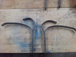 1939 Chevy Front Bumper Brackets Original Gm Pair Master Deluxe 85. Fixed Price $250.00.