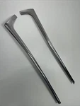 1959 60 Impala 2 Dr Hard Top Vertical Back Window Moldings K3. Fixed Price $149.95.
