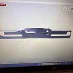 C5601 Front License Plate Bracket 1956 Chevy Passenger - Unit. Fixed Price $12.95.