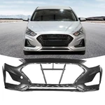 Primed Front Bumper Cover For 2018-2019 Hyundai Sonata Hybrid 86511E6700. Fixed Price $210.99.