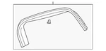 Genuine Ford Lift-gate Trim Cover BB5Z-7842410-AB. Fixed Price $120.14.