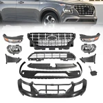Front Bumper Cover Kit W/grille/turn Signal/headlight For Hyundai Venue 2020-25. Fixed Price $1138.99.