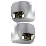 Bumper End Cap Set For 07-12 Chevrolet Silverado 2500 Hd 3500 Chrome Front. Fixed Price $159.38.