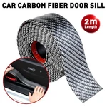 3CM*2M Door Protector Sill Scuff Cover Sticker Antiscratch Carbon Fiber Strip. Fixed Price $9.49.