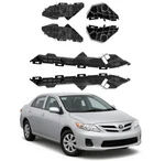 6PCS For 2009-2013 Toyota Corolla Ront Bumper Retainer Bracket Left+right Black. Fixed Price $22.59.