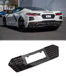 For 20-UP Corvette C8 Base Rear License Plate Frame Cover Carbon Flash Metallic. Fixed Price $119.98.