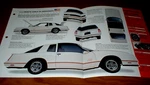 1987 Chevy Monte Carlo Ss Original Imp Brochure Info. Fixed Price $13.99.