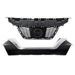 Front Upper & Lower Grille W/chrome Trim 2PCS For Nissan Versa 2020 2021 2022. Fixed Price $75.99.