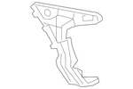 Genuine Audi Side Retainer 8U0-807-453-B. Fixed Price $66.33.
