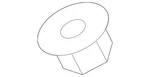 Genuine Nissan Hinge Nut 01221-A8021. Fixed Price $6.53.