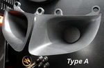 Toyota Supra Mkiv JZA80 97+ Front Bumper Ducts 75MM Pair Asa-cf Type (wangspec. Fixed Price $249.88.