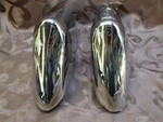 1947 Studebaker Commanders Pair Left Right Front Lower Chrome Bumper Guards. Fixed Price $100.00.