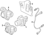 Genuine Audi Front Camera Bracket 4M0-853-231-G. Fixed Price $8.43.