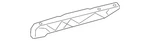 Genuine Nissan Bumper Cover Stay 62223-JM00A. Fixed Price $16.32.