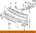 Gm Oem 89-96 Century Front Bumper Components-lower Support 25526328. Fixed Price $46.02.