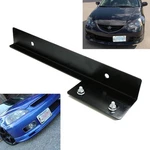 New Jdm Black Universal Front Bumper License Plate Relocator Bracket Holder Bar. Fixed Price $12.09.
