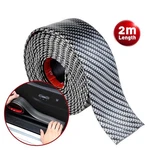 Carbon Fiber 2M Door Plate Sill Scuff Cover Anti Scratch Sticker Protector. Fixed Price $9.59.