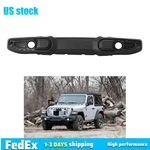 New Front Bumper Cover Black Inserts For 2018-2025 Jeep Wrangler Jl Willys Style. Fixed Price $330.95.