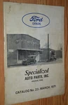 1932-48 Model A-t Ford Specialized Auto Parts 1971 Catalog Restore. Fixed Price $24.99.