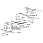 For Dodge Durango 2018-2020 6CH60SZ7AA Front Right Bumper Trim. Fixed Price $50.28.