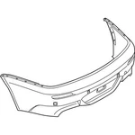 Genuine Bmw Bumper Trim Panel, Primed, 51-12-7-899-501 New. Fixed Price $1505.30.