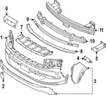 Genuine Nissan Bumper Cover Bracket 62225-7LG0A. Fixed Price $6.25.