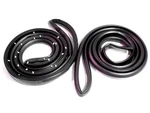 1977-1979 Cadillac Fleetwood 4 Dr Rear Door Weatherstrip Seals, Pair. Fixed Price $174.07.
