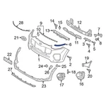 For Kia Sportage 20-22 86534D9500 Front Center Right Bumper Cover Bracket. Fixed Price $25.69.