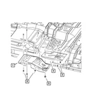 Genuine Mopar Heat Shield 55364165AA. Fixed Price $39.49.