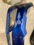 Tesla Model Front Bumper Cover 2016-2020 1056370 Blue With Damages. Fixed Price $350.00.