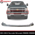 Front Bumper Upper Cover Chrome For 2011-2014 Chevrolet Silverado 2500HD 3500HD. Fixed Price $315.00.