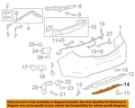 Gm Oem 14-17 Regal Rear Bumper Components-diffuser 22885798. Fixed Price $88.04.
